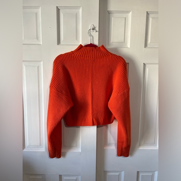 Zaful drop shoulder mock neck sweater size S - Picture 7 of 8